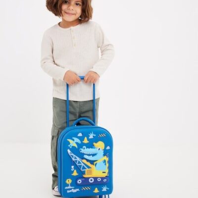 Big Dreams Teeny Tiny Hardtop Trolley Bag Blue