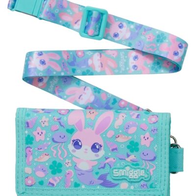 Smiggle Curious Wallet With Lanyard Mint