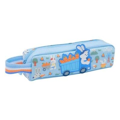 Smiggle Out & About Teeny Tiny Character Pencil Case Blue