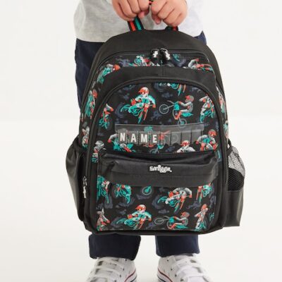 Smiggle Adventurous Junior Id Backpack Bikers Theme