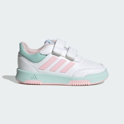 Tensaur Hook and Loop Shoes Cloud White / Clear Pink