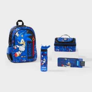 Sonic The Hedgehog Pop Out Pencil Case 4 Piece Bundle
