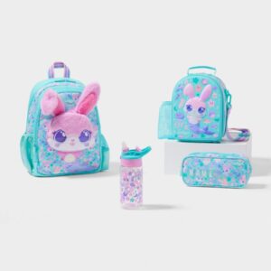 Smiggle Curious 4 Piece Junior Character Backpack Bundle Mint