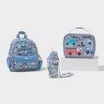 Smiggle Ready Set Go 3 Piece Classic Bundle: Vehicles Grey