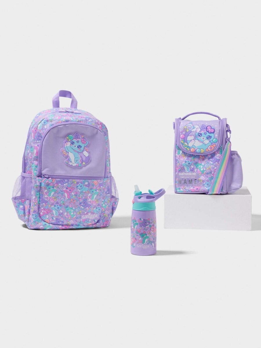 Smiggle Adventurous 3 Piece Classic Bundle Lilac