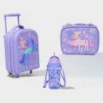 Smiggle Ready Set Go 3 Piece Trolley Bundle: Lilac Unicorn
