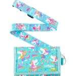 Whirl Junior Lanyard Wallet Aqua