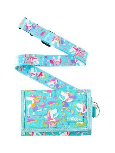 Whirl Junior Lanyard Wallet Aqua