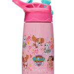Paw Patrol Junior Insulated Stainless Steel Drink Bottle With Flip Spout 400Ml For Girls