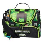 Minecraft Double Pocket Lunchbox With Strap