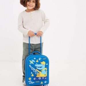 Big Dreams Teeny Tiny Hardtop Trolley Bag Blue