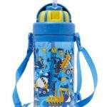 Big Dreams Teeny Tiny Plastic Drink Bottle With Strap 400Ml Blue