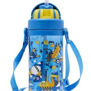 Big Dreams Teeny Tiny Plastic Drink Bottle With Strap 400Ml Blue