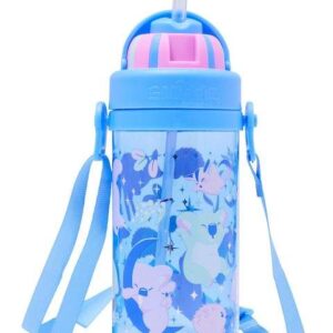 Big Dreams Teeny Tiny Plastic Drink Bottle With Strap 400Ml Blue