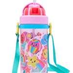 Big Dreams Teeny Tiny Plastic Drink Bottle With Strap 400Ml Pink