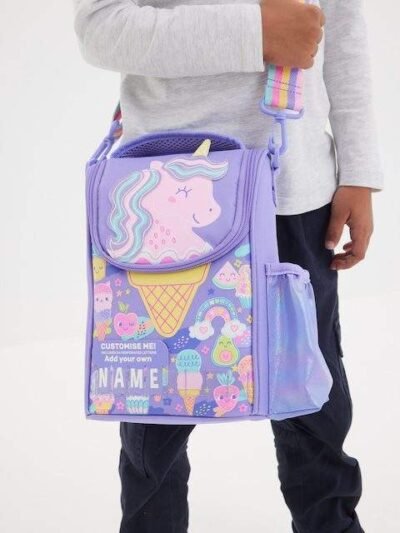 Happy Tales Junior Id Lunchbox With Strap Lilac