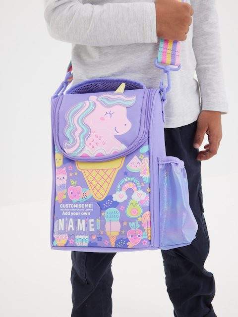 Happy Tales Junior Id Lunchbox With Strap Lilac
