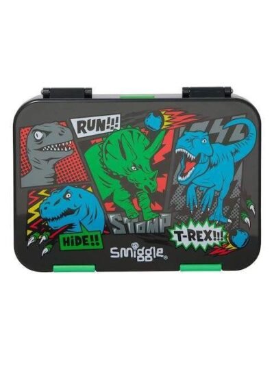 Smiggle Happy Tales Medium Happy Bento Lunchbox Dinosaur