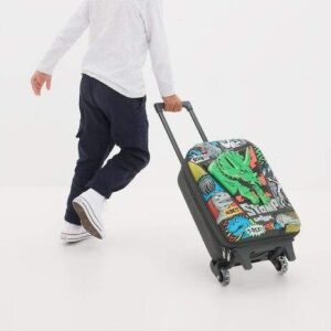 Happy Tales Junior Hardtop Trolley Bag Dinosaur