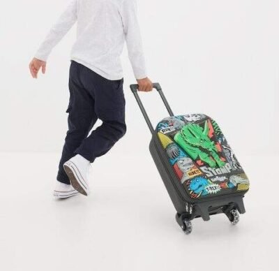 Happy Tales Junior Hardtop Trolley Bag Dinosaur