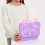 Smiggle Eclipse Medium Bento Lunchbox Lilac