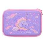 Smiggle Eclipse Hardtop Pencil Case: Unicorn Lilac