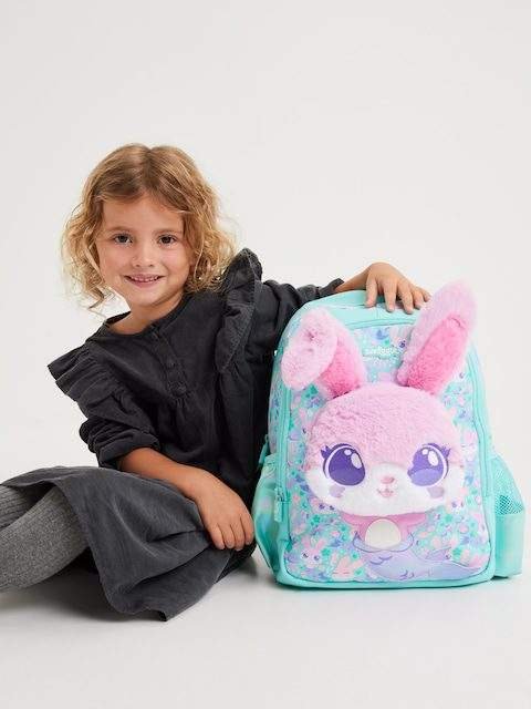 Smiggle Curious Junior Character Backpack Aqua