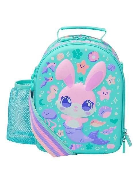 Smiggle Curious Hardtop Level Curve Lunchbox With Strap Mint