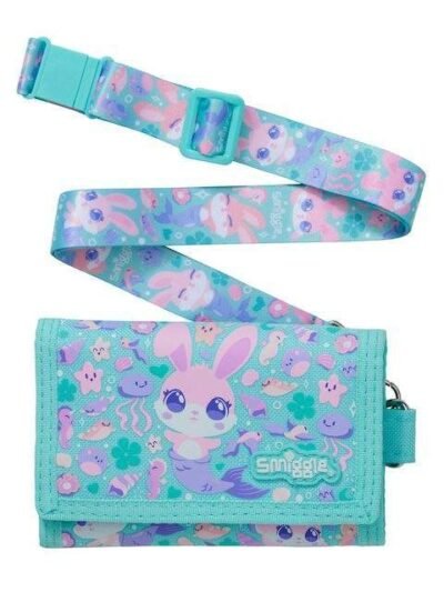 Smiggle Curious Wallet With Lanyard Mint
