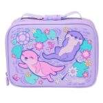 Smiggle Out & About Teeny Tiny Square Lunchbox Otters-Themed