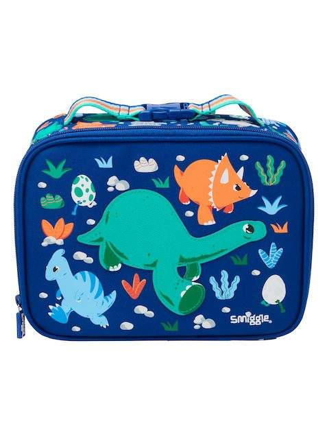 Smiggle Out & About Teeny Tiny Square Lunchbox Dinosaur