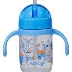 Smiggle Out & About Teeny Tiny Sip Top Drink Bottle 230Ml Blue