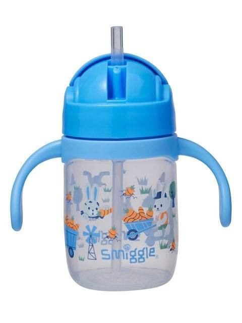Smiggle Out & About Teeny Tiny Sip Top Drink Bottle 230Ml Blue