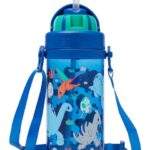 Smiggle Out & About Teeny Tiny Drink Bottle With Strap 400Ml Dinosaur
