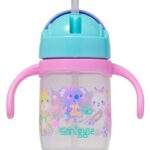 Smiggle Ready Set Go Teeny Tiny Sip Top Drink Bottle 230Ml Aqua