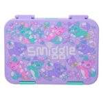 Smiggle Adventurous Medium Bento Lunchbox: Cat Design