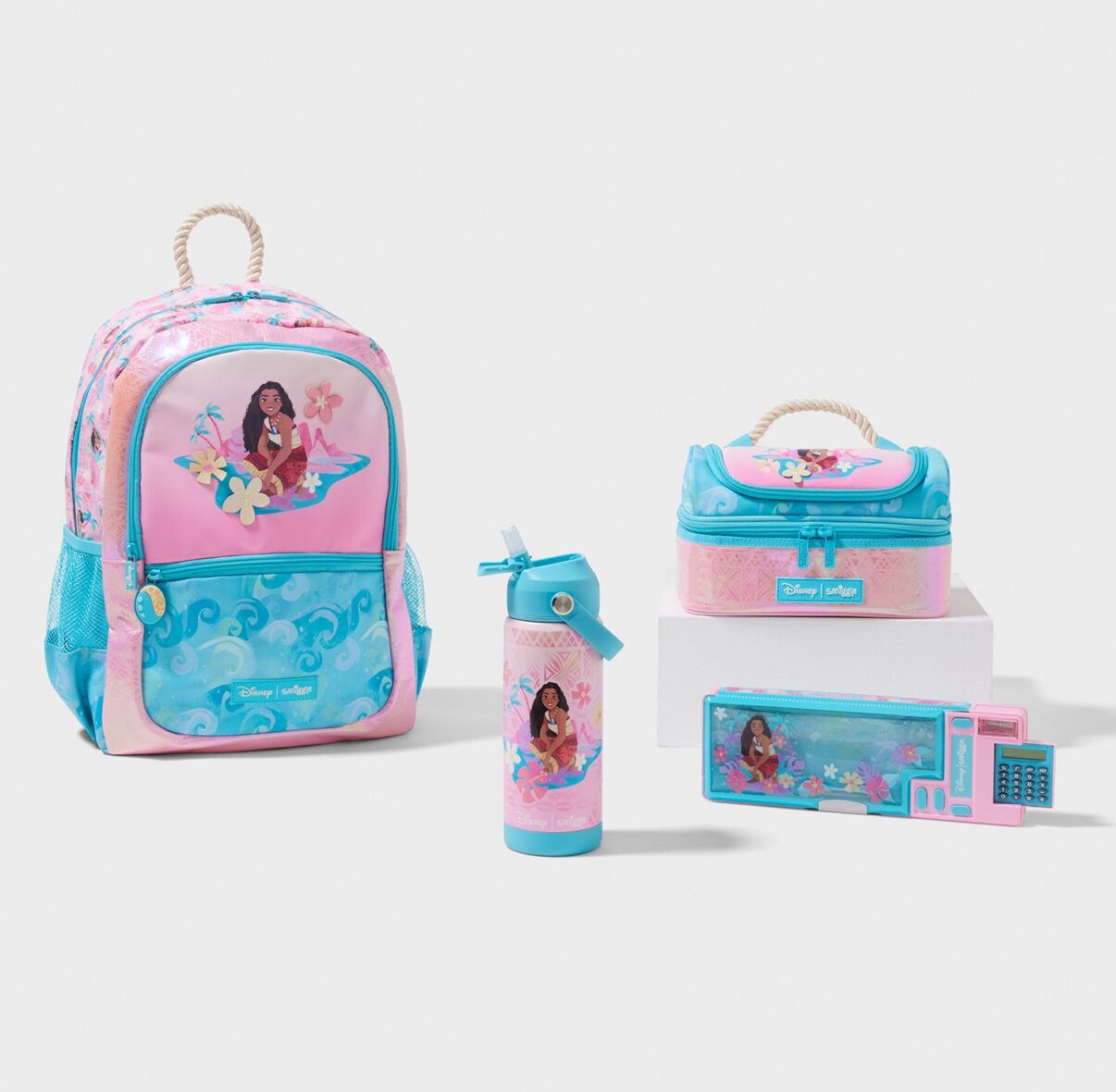 Smiggle Moana 4 Piece Classic School Bundle