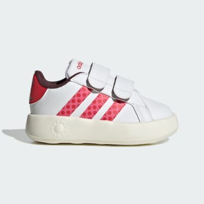 ADIDAS DISNEY MINNIE MOUSE GRAND COURT 2.0 SHOES Kids Cloud White / Pink Fusion / Pure Ruby