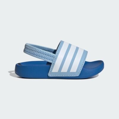 adidas Adilette Estrap Slides Kids Clear Sky / Cloud White / Bright Royal