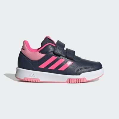 Adidas Kids Tensaur Hook and Loop Shoes Shadow Navy / Lucid Pink / Bliss Pink