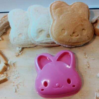 Rabbit Sandwich Mold for Kids – Cute Bunny Lunch Cutter (BPA Free)