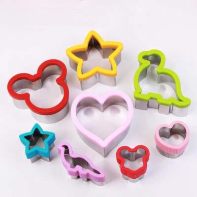Sandwich & Cookie Cutter package – 8pcs Large & Small Shapes