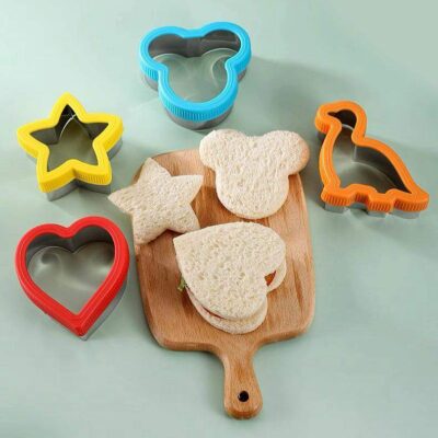 Sandwich & Cookie Cutter package – 8pcs Large & Small Shapes