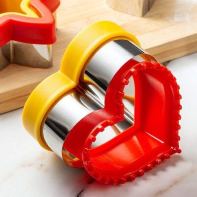 Large Heart Sealed Sandwich Cutter – 2pcs Cute Toast Press