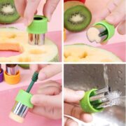24pcs Fun Lunchbox Cutter Pack – Mini Cookie, Veggie & Fruit Stamp Molds