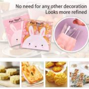 Snack Bags with Cute Bunny Design – Medium (100 pcs)