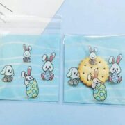 Snack Bags with Bunny Design – Medium (100 pcs)