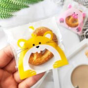 Snack Bags with Hamster Design – Medium (100 pcs)