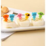 Animal Fruit Picks – Cute Reusable Kids Lunch Box Toothpicks (10 pcs)