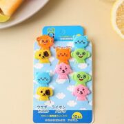 Animal Fruit Picks – Cute Reusable Kids Lunch Box Toothpicks (10 pcs)